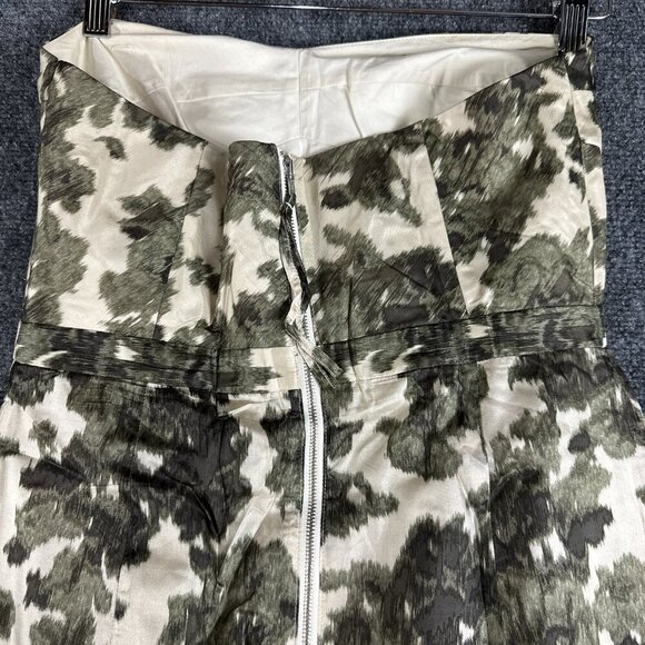 J Crew Dress Womens 4 Silk Ikat Print Bustier Strapless Boned Zip Lined - Picture 7 of 8